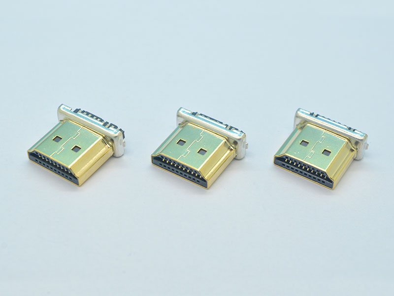 HDMI Category 3 焊線式公頭主體 外殼鍍金